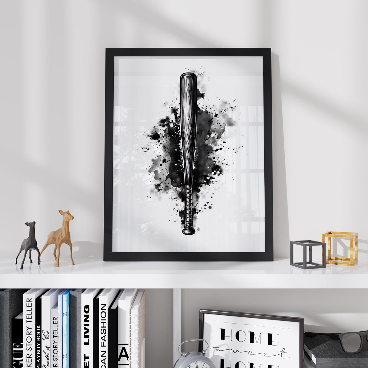 Baseball print set shipped flat ready to frame