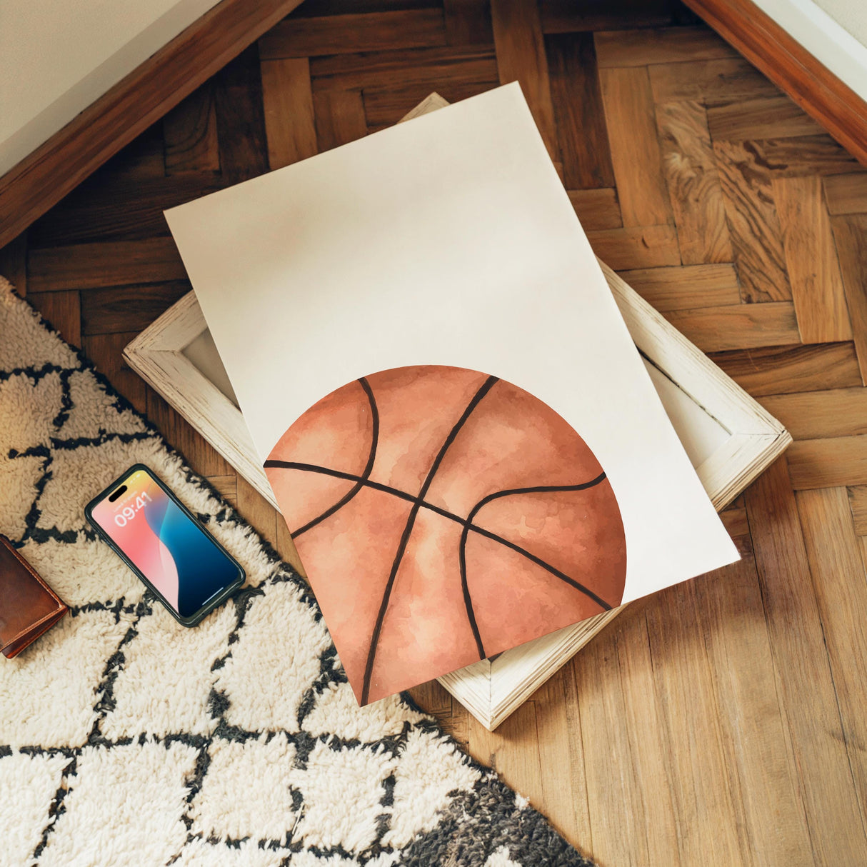 Basketball jersey print personalization example