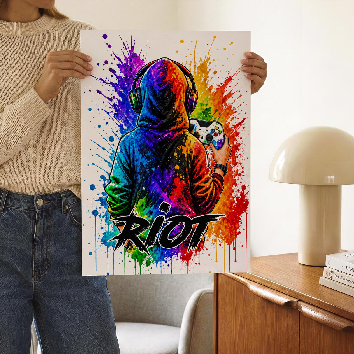 Gaming Wall Art with Custom Gamertag – Set of 3 Posters — view 6