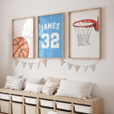Basketball print in burgundy jersey color
