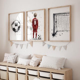 Soccer art set gift for young players