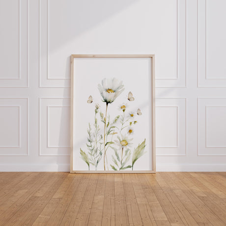 Daisy Floral Nursery Prints – Custom Name, Set of 3 — view 10