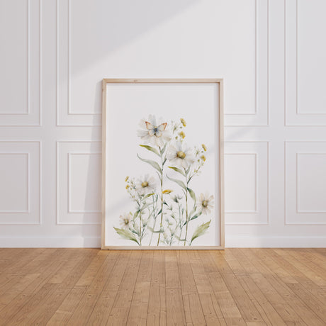 Daisy Floral Nursery Prints – Custom Name, Set of 3 — view 12