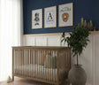 Baseball Bear Nursery Prints – Custom Name, Set of 3