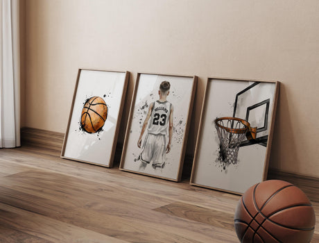Basketball prints ready to frame