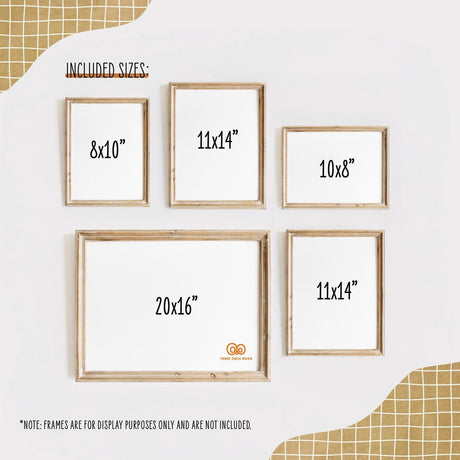 Nautical Nursery Gallery Set – 5 Prints with Custom Name — view 2