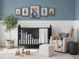 Teddy bear sports nursery gallery wall set of 5 prints with custom name