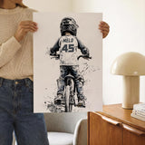 BMX Rider Prints with Custom Name & Number – Set of 3 — view 6