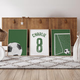 Custom soccer jersey print detail