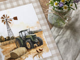 Farm Nursery Prints – Boy, Dog & Tractor, Custom Name Set of 3 — view 11