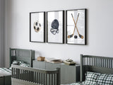 Twelve vintage watercolor sports designs overview