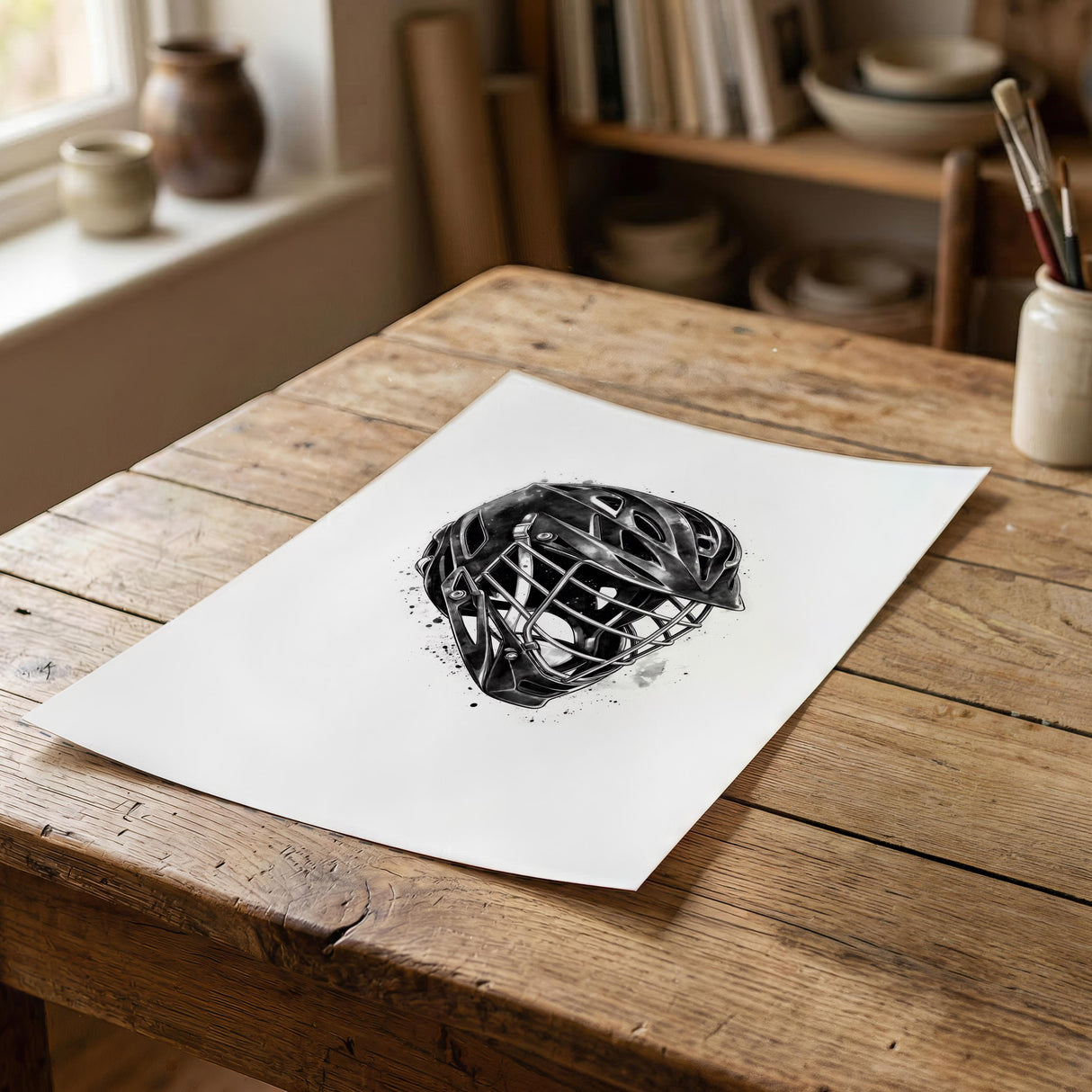 Personalized lacrosse gift prints ready to frame