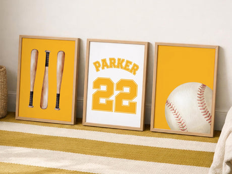 Baseball prints shipped flat ready to frame