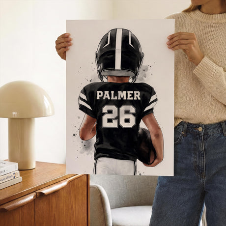Youth and adult football player style options