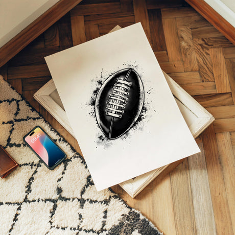 Football prints gift for young athletes