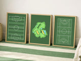 Sports field prints ready to frame
