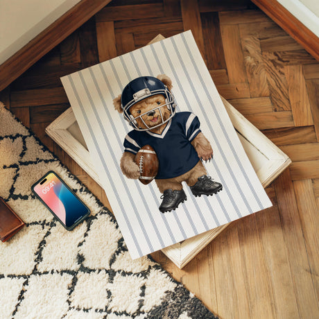 Football Nursery Prints – Custom Name, Set of 3 — view 8