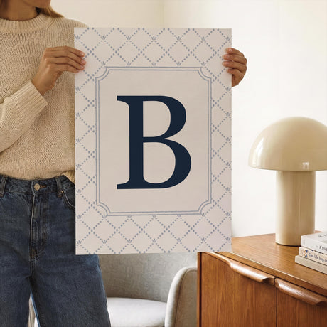 Golf Nursery Prints – Custom Initial, Set of 3 in Green or Blue — view 6