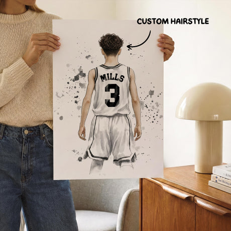 Custom basketball jersey print in six color options