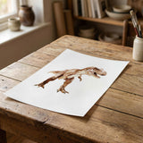 Dinosaur Nursery Prints – Custom Initial & Name, Set of 3 — view 7