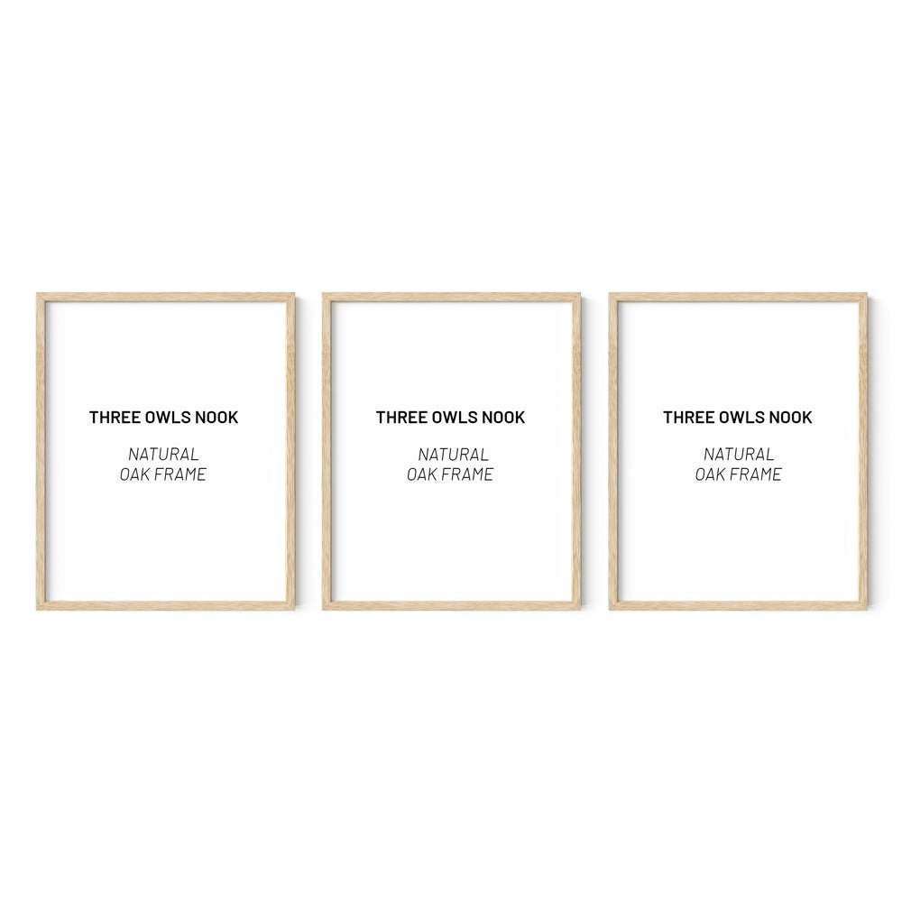 Frame Add-On – Oak (Set of 3)