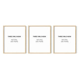 Frame Add-On – Oak (Set of 3)